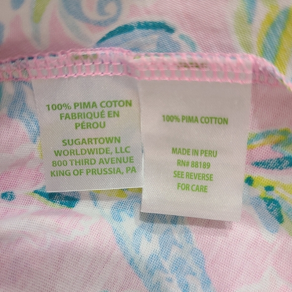 Lilly Pulitzer Kristen Flounce Shift Dress in Unicorn of the Sea Print XS/S - Picture 10 of 13